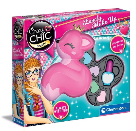 CLEMENTONI CRAZY CHIC - LOVELY MAKE UP , Cofanetto Trucchi Volpe